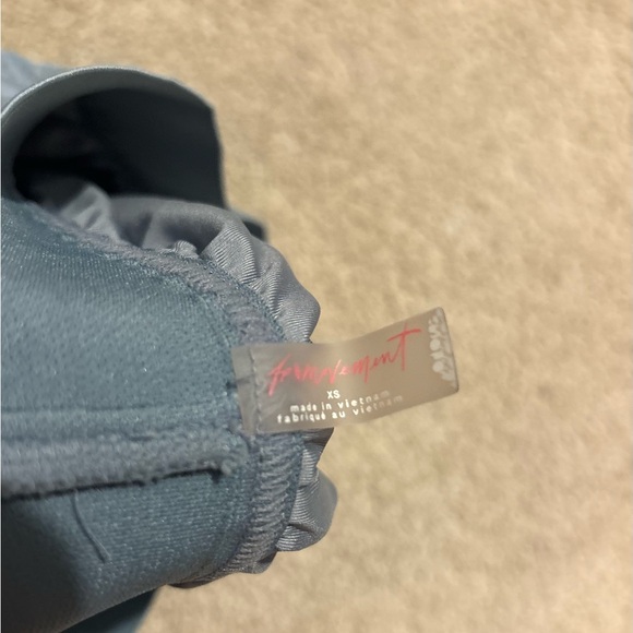 Free People Sky Blue Athletic Ruffle Shorts - Picture 5 of 5